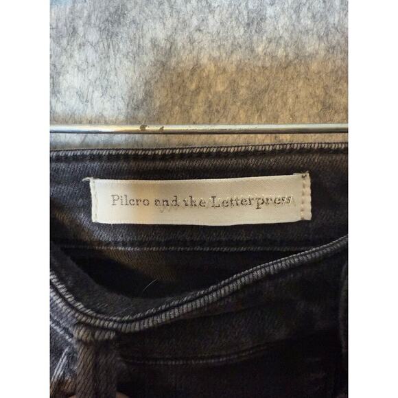 Pilcro and the Letterpress Black Skinny Jeans Size 30 - Picture 4 of 5